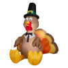 8 Foot 2024 Pilgrim Turkey Thanksgiving Inflatable